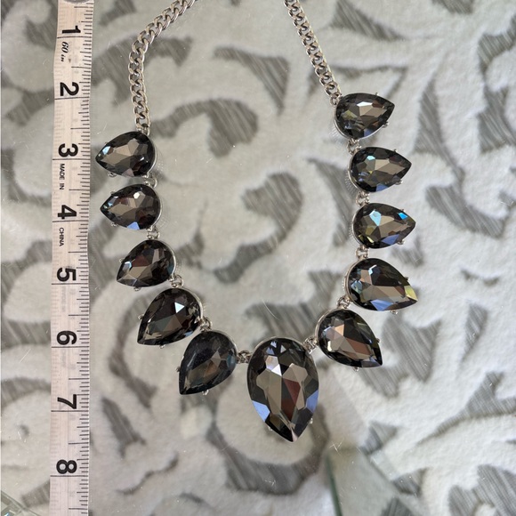 Express Jewelry - Express Teardrop Gemstone Statement Necklace